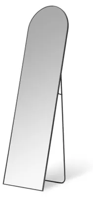 Immagine prodotto di A. Specchio a forma di arco, a corpo intero, con supporto da parete o da pavimento, dimensioni: 149,9 cm x 40,6 cm