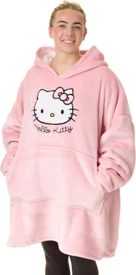 Obrázok produktu pre Hello Kitty - Dámska mikina s kapucňou NS9056 (jedna veľkosť) (Pink)