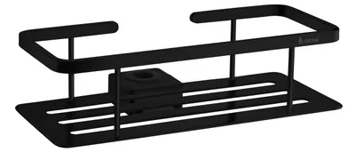 Produktbild von Smedbo SIDELINE - Korb für die Brausestange. Schwarz. Korb 250 x 103 mm. DB3006