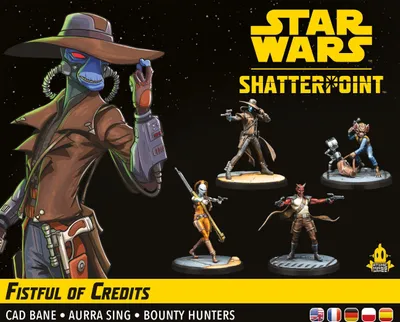 Produktbild von Atomic Mass Games Star Wars: Shatterpoint - Fistful of Credits: Cad Bane Squad Pack, Abbildung, Mehrfarbig