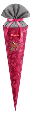 Image de Step by Step cône scolaire School Cone Wild Horse Nora pourpre