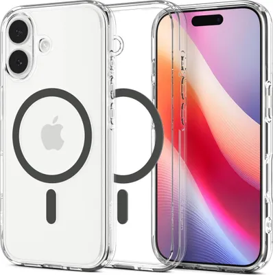 Image de Étui SPIGEN ULTRA HYBRID MAG compatible avec MagSafe pour IPHONE 17 graphite clair