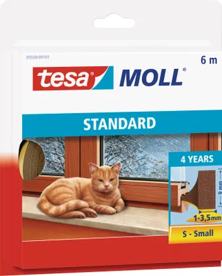 Obrázok produktu pre tesa Moll STANDARD I-Profile penové tesnenie, 9 mm x 6 m