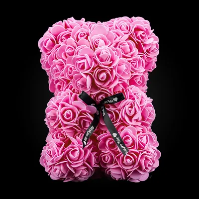 Immagine prodotto di Medvídárek, orsetto semplice in peluche, 25 cm - rosa