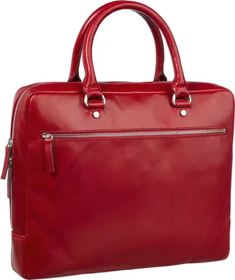 Produktbild von LEONHARD HEYDEN Leder Businesstasche mit Laptopfach Cambridge Zipped Briefcase 1 Compartment Red dunkelrot