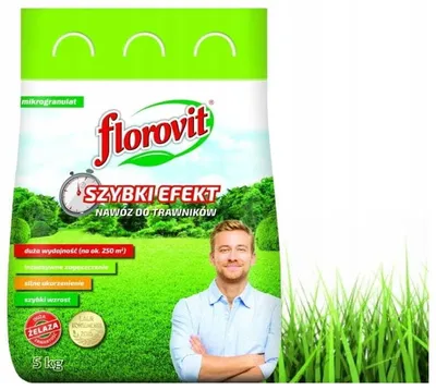 Produktbild von Florovit Rasendünger 5 kg Mikrogranulat mit Eisen