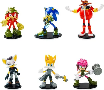 Immagine prodotto di Sonic Deluxe Articulated Figure 6 Inch In Box Multicolore Multicolore Taglia unica