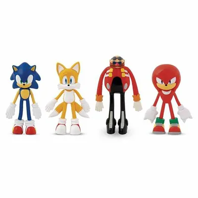 Produktbild von Toy Partner Sonic Ble Em The Hedgehog 4er Figurenset Mehrfarbig  Mehrfarbig One Size