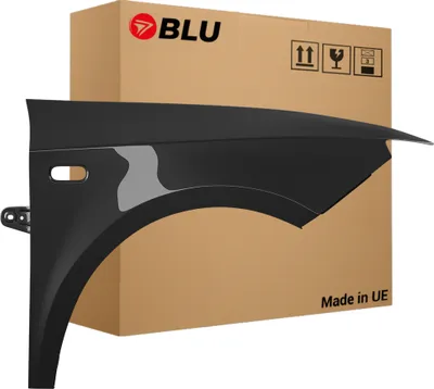 Immagine prodotto di BLU Parafango compatibile con Seat Ibiza (6J - IV 4. Generation) LW7Z Destra Grau Grau Track | 2008-2017 | Anteriore | Verniciato | Pronto per il montaggio | Acciaio