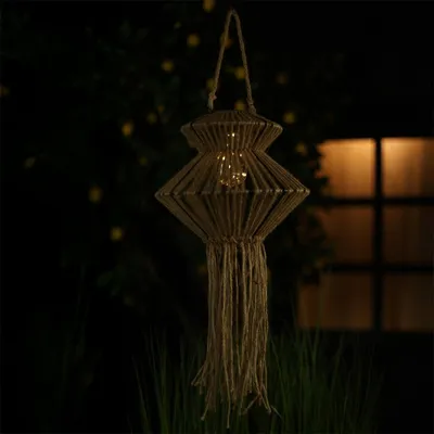 Immagine prodotto di Lampada a sospensione Dagmar Solar-LED – Naturale, 26 cm