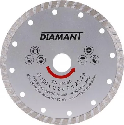Produktbild von Diamantscheibe DIAMANT 150x22. 2x3. 1mm TURBO