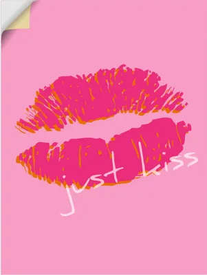 Produktbild von ARTland Wandbild, selbstklebend Just kiss Größe: 30x40 cm