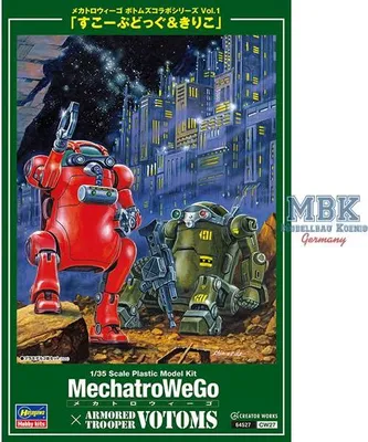 Immagine prodotto di HASEGAWA HAS64527 MechatroWeGo VOTOMS SCOPEDOG & CHIRICO (CW27)