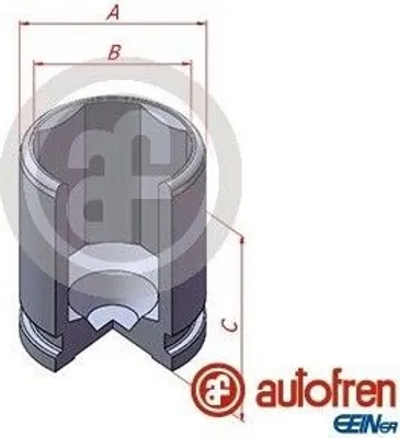 Produktbild von AUTOFREN SEINSA Bremssattel-Kolben für AUDI A6 Avant (4F5, C6) 45mm Stahl