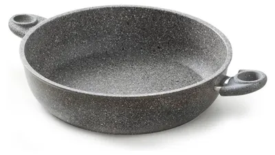 Topf mit Steinbeschichtung, 32 cm, antihaft, kratzfest, Italien