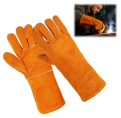 Produktbild von Feuerfeste Handschuhe aus Rindleder