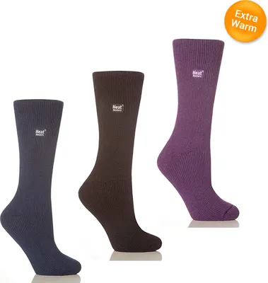 Produktbild von Heat Holders Original Thermo Socken Damen Violett Gr. 37-42