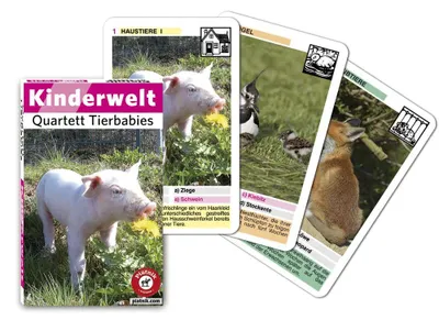 Produktbild von Piatnik 4209 Quartett Kinderwelt Tierbabies, Mehrere Farben