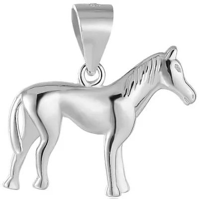 Immagine prodotto di Ciondolo in argento Cavallo AGH92