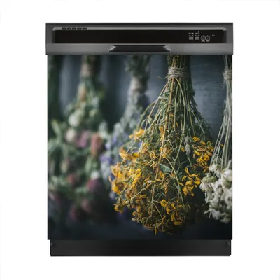 Produktbild von Magnete Dekorative 60x60 cm Küche Magnetmatte Spülmaschine - Hängende Kräuter Herbs