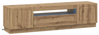 Produktbild von vidaXL LED-TV-Schrank Artisan-Eiche Holzwerkstoff