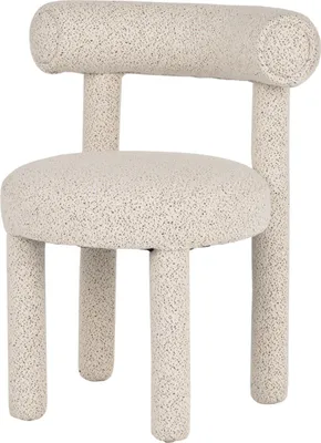 Obrázok produktu pre FURNLUX Jedálenská stolička Leith Beige 62 cm / Hlavná farba: béžová / Rozmery: 62 x 80 x 58 cm