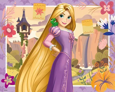 Produktbild von Kinderpuzzle 48 Teile - Disney Prinzessinnen - Prinzessin Rapunzel