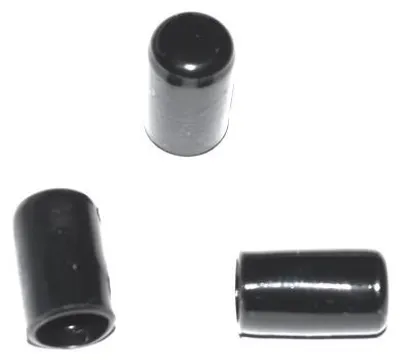 Produktbild von 250 Stück - Kappe für Rundrohr D=6 mm L=11 mm schwarz PVC