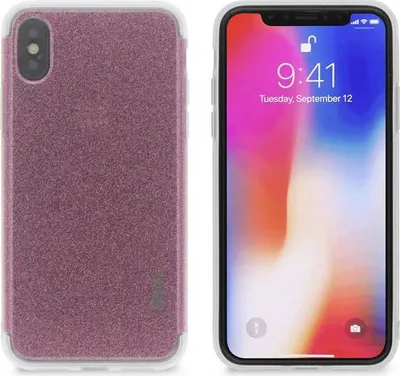 Immagine prodotto di Custodia in silicone per Apple iPhone X - Oro rosa (8719273252598)