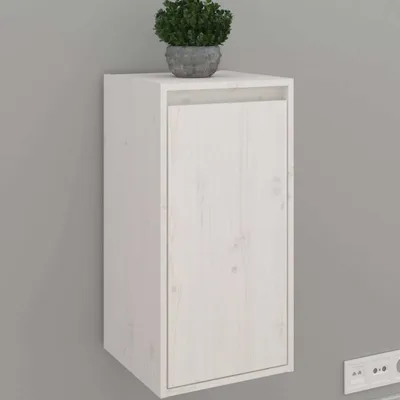 Obrázek produktu pro The Living Store Nástěnná skříňka bílá 30x30x60 cm z masivního borovicového dřeva