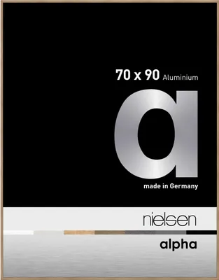Produktbild von nielsen Aluminium Bilderrahmen Alpha, 70x90 cm, Eiche