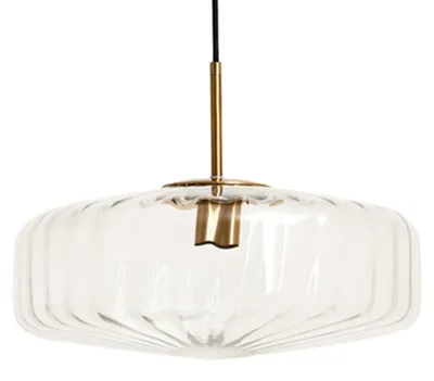 Immagine prodotto di Light & Living - lampada a sospensione - Pleat - trasparente - vetro - Ø 30cm - E27 - 2971996