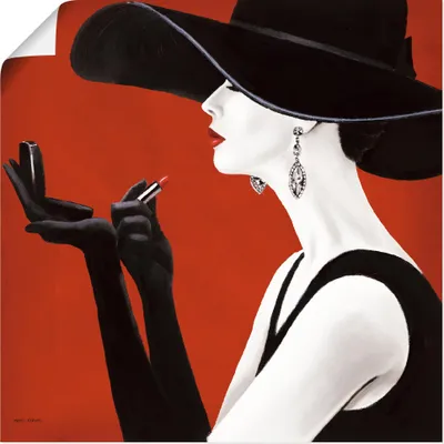Produktbild von ARTland Poster Hut ab II Größe: 40x40 cm