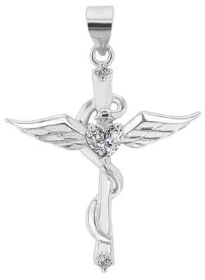 Produktbild von Akzent Uni Anhänger Colbie "Colbie" aus 925 Sterlingsilber, rhodiniert, langlebig