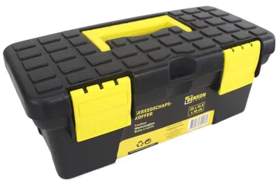 Produktbild von Kunststoff Werkzeugkoffer 25x12,5x10cm Werkzeugkasten Box Toolbox