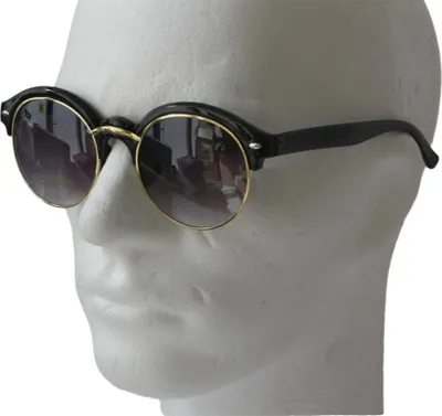Produktbild von Retro Sonnenbrille 50er Jahre Vintage Glasses Damen Herren A14008 FARBEN SCHWARZ-GOLD-1240
