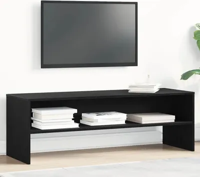 Produktbild von TV-Schrank Schwarz Eichen-Optik 120x40x40 cm Holzwerkstoff - TV-Schränke