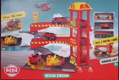 Produktbild von Dickie Toys Feuerwache Garage Rot