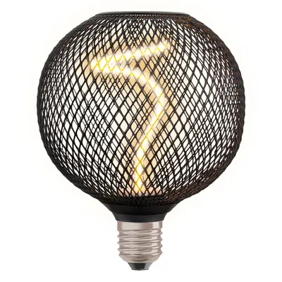 Produktbild von Osram LED Dekoleuchtmittel E27 Globe schwarz 3,5W dimmbar warmweiß