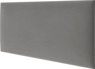 Immagine prodotto di STEGU Velluto a coste Pannello imbottito Testiera Grigio scuro 60x30 cm