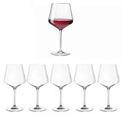 Image de Ensemble de verres Leonardo Burgunderglas, 6 pièces, modèle Puccini Teqton
