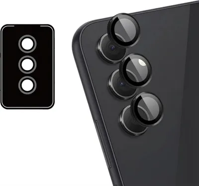 Produktbild von imoshion 2er-Pack Objektivschutz für Kamera für das Samsung Galaxy A55 - Schwarz
