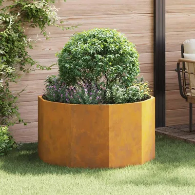 Obrázek produktu pro Maison Exclusive - Květináč Rusty 90 x 90 x 50 cm, odolný proti povětrnostním vlivům, ocel