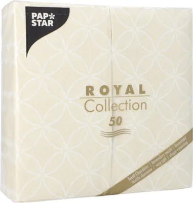 Obrázok produktu pre PAPSTAR 37376 PAPSTAR Bistro-Servietten "ROYAL Collection Circle Flowers"