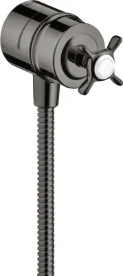 Produktbild von Schlauchanschluss AXOR MONTREUX FIXFIT STOP DN 15 polished black chrome polished black chrome