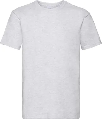 Produktbild von Fruit Of The Loom Herren Super Premium Kurzarm T-Shirt BC333 (2XL) (Aschgrau)