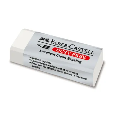 Obrázok produktu pre Faber-Castell Dust-Free, Biela, 1 kusov