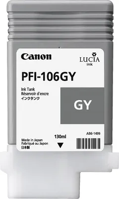 Produktbild von Canon PFI-106 GY Tinte grau