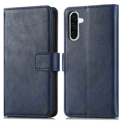 Imagen del producto de Funda Tipo Libro de Lujo para Samsung Galaxy A36 - Azul oscuro