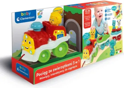 Produktbild von Clementoni BABY Interaktiver Zug mit Tieren 50802